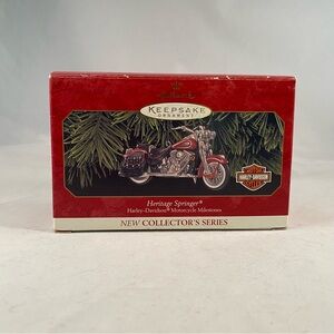 Hallmark Harley Davidson Hertiage Springer Ornament 1999